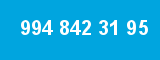 994 842 31 95 994 842 31 95